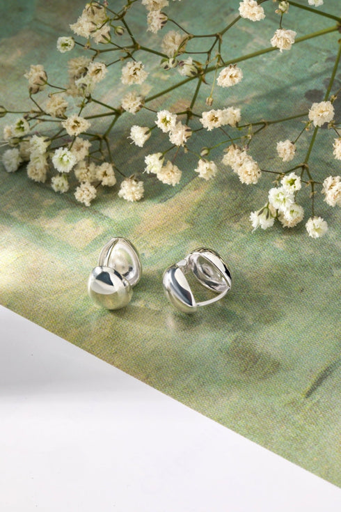 Cercei din argint Aura (Silver/Gold)